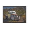 Truck in Ghost Town Framed Poster