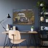 Truck in Ghost Town Framed Poster