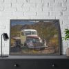 Truck in Ghost Town Framed Poster