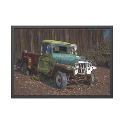 Abandoned Truck in Nevada Framed Poster