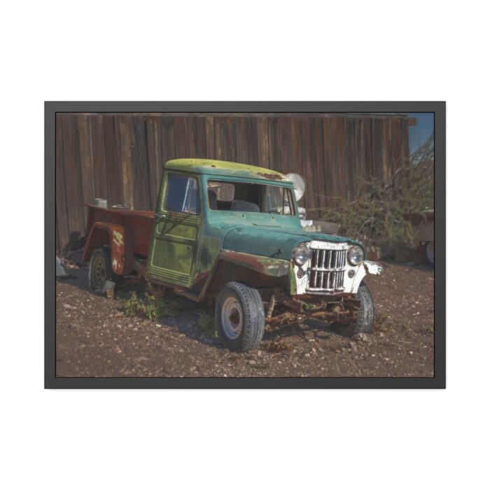 Abandoned Truck in Nevada Framed Poster - Image 1