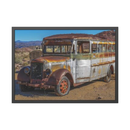 Old Rustic Truck in Nevada Framed Poster