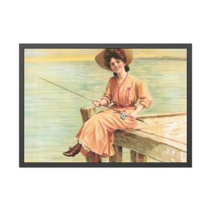 Fishing Framed Poster