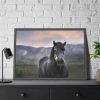 Gray Horse Framed Poster