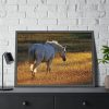 93854-403.jpg White Horses Framed Poster