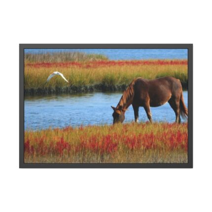 Horse Savanna Framed Poster
