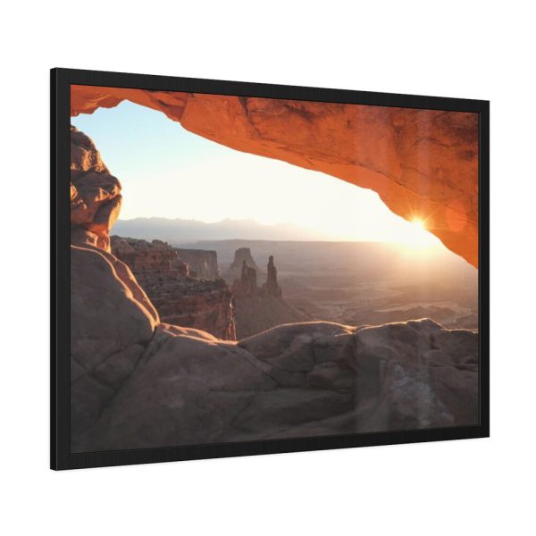 93854-433.jpg The Cave With Sunlight Framed Poster