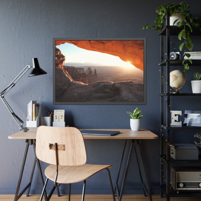 The Cave With Sunlight Framed Poster - Image 3