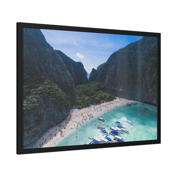 93854-445.jpg Boats in Canyon Framed Poster