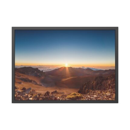 Valley of Red Rocks Framed Poster