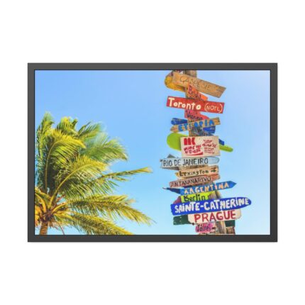 Long Bay Beach Framed Poster