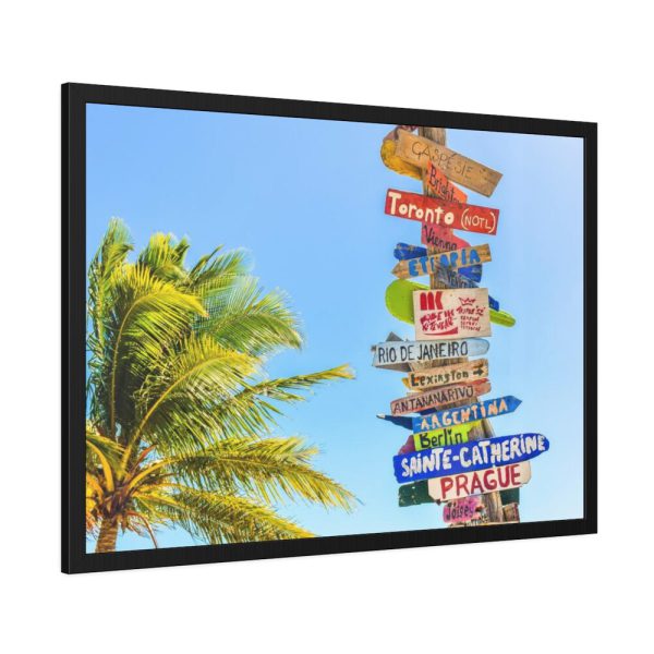 Long Bay Beach Framed Poster