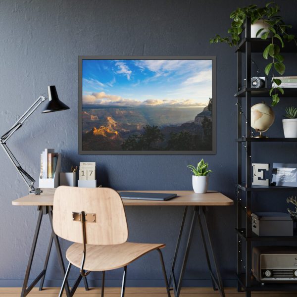 93854-550.jpg Cliff in Arizona View Framed Poster