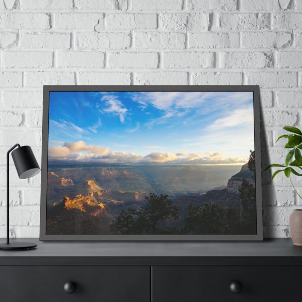 93854-551.jpg Cliff in Arizona View Framed Poster