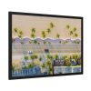 Palm Tree-Lined Road Framed Poster