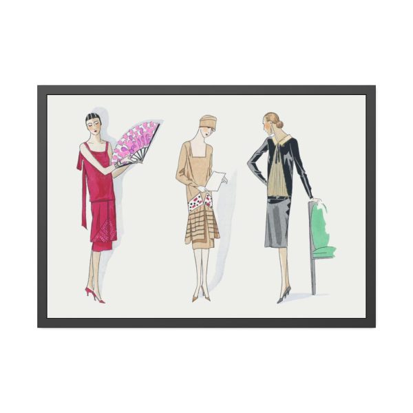 Three Dresses Framed Poster