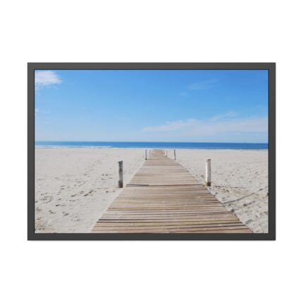 Boardwalk at Seaside Framed Poster