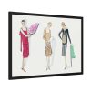 Three Dresses Framed Poster