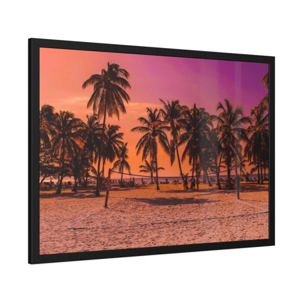 93854-577.jpg Red Beach Framed Poster