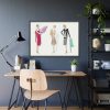 Three Dresses Framed Poster