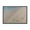 93854-580.jpg Foot Prints on Sand Framed Poster