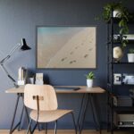 Foot Prints on Sand Framed Poster - Image 3