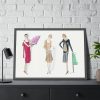 Three Dresses Framed Poster