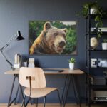 Grizzly Bear Snout Framed Poster - Image 3