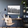 93854-618.jpg Snow Covered Trees in Forest Framed Poster