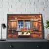 Window Wood Farmhouse Framed Poster