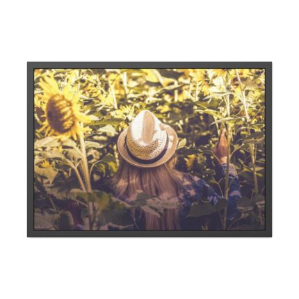 Love Sunflowers Framed Poster