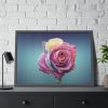 93855-103.jpg Multicolorful Rose Framed Poster