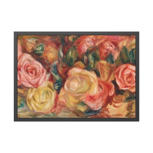 Roses by Pierre-Auguste Renoir Framed Poster