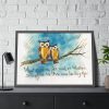 93855-111.jpg Owls on a Branch Framed Poster