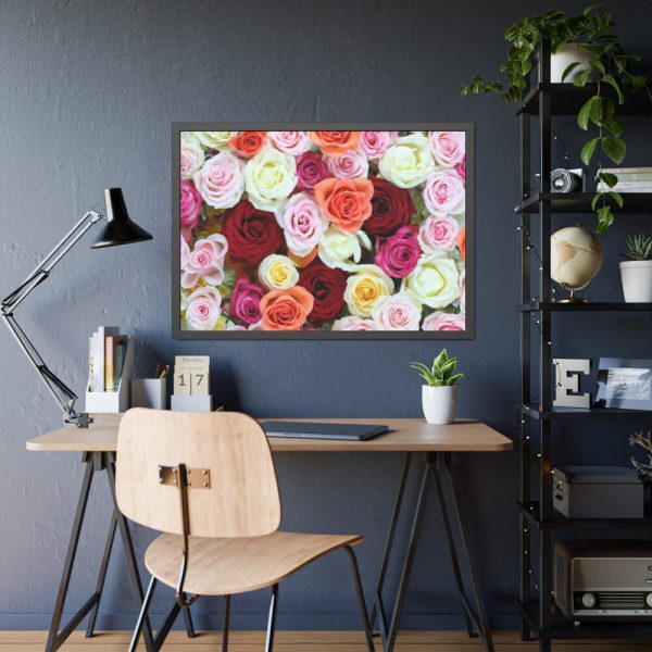 93855-114.jpg Colorful Roses Framed Poster