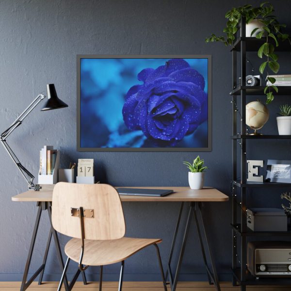 93855-118.jpg Blue Roses Framed Poster