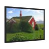 Red Barn in the Grass Framed Poster