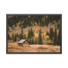 Woden Barn in Forest Framed Poster