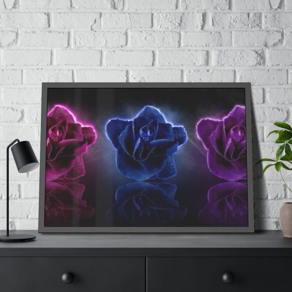 Rose Flower Blossom Framed Poster