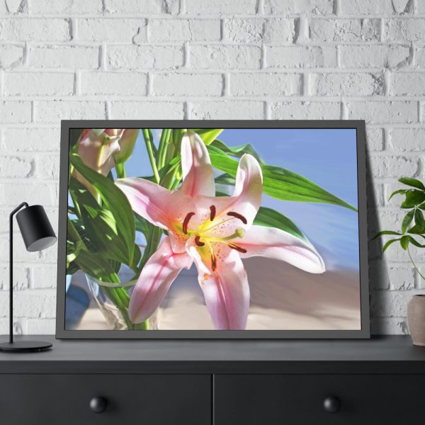 Pink Lily Framed Poster