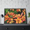 Orange Lily Framed Poster