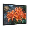 Orange Flower Framed Poster