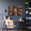93855-22.jpg Seven Male Hands Encircling a Mug of Beer Framed Poster