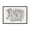 93855-24.jpg Welcome to Our Home Framed Poster