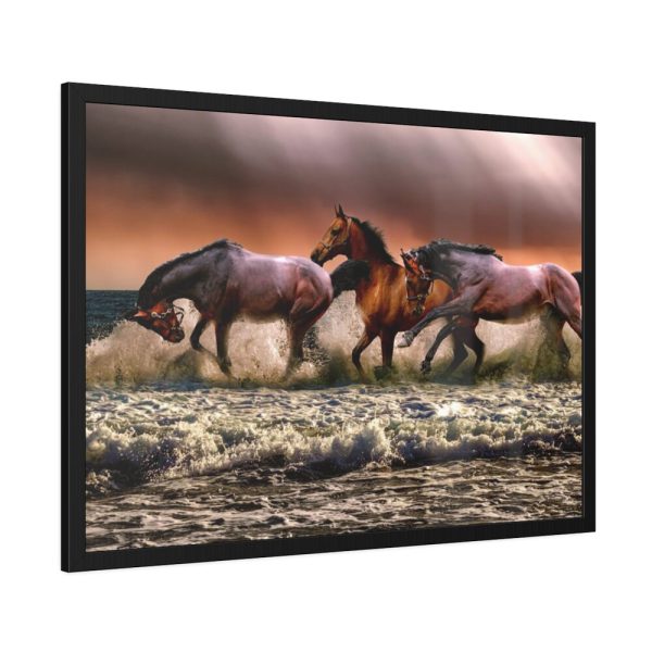 93855-301.jpg Australian Horses Framed Poster