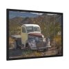 Truck in Ghost Town Framed Poster