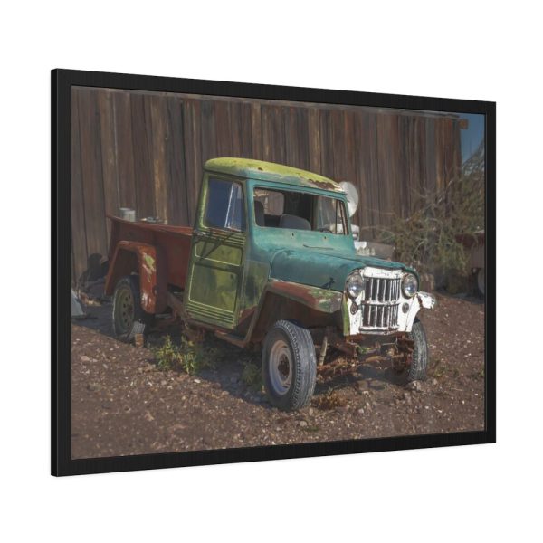 Abandoned Truck in Nevada Framed Poster