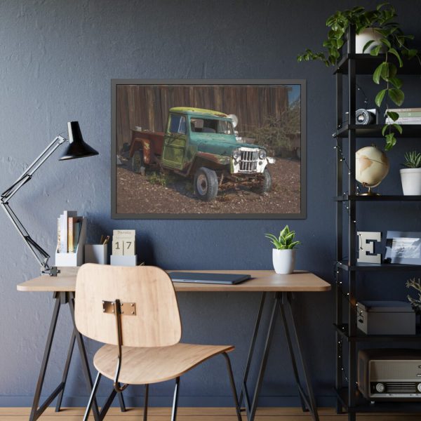 Abandoned Truck in Nevada Framed Poster