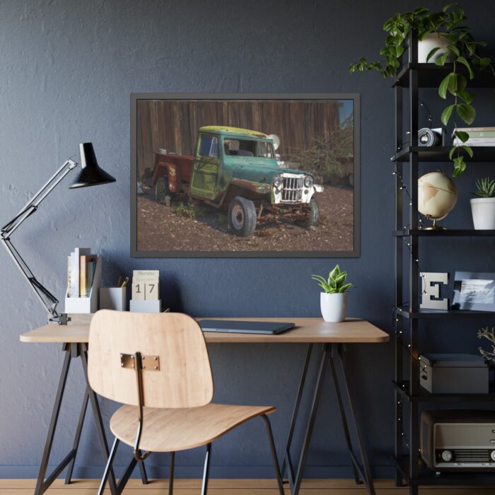 Abandoned Truck in Nevada Framed Poster - Image 7