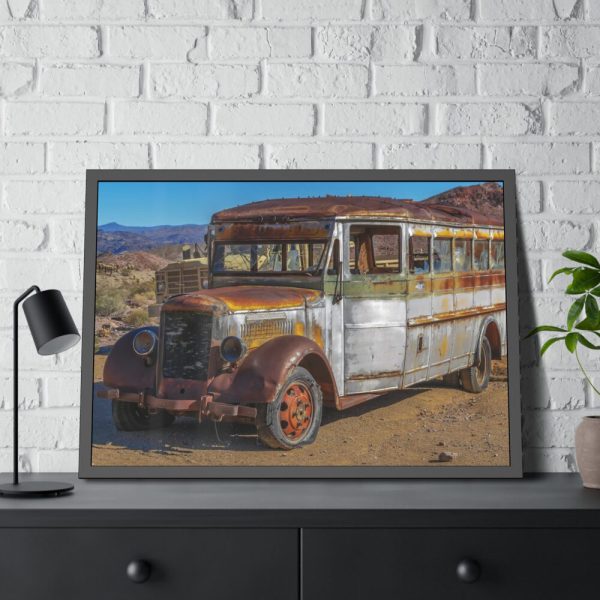 93855-335.jpg Old Rustic Truck in Nevada Framed Poster